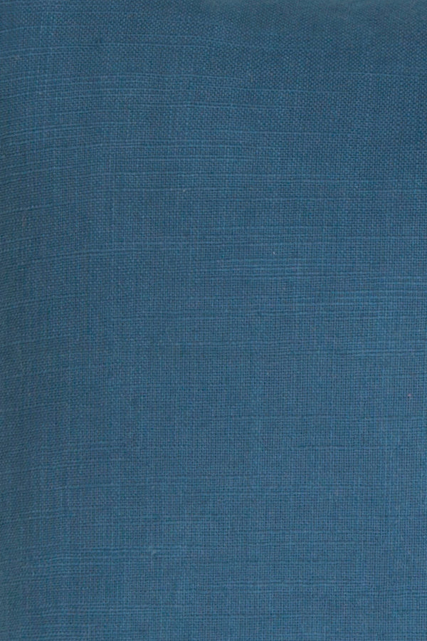 Chandra Rugs Pillows 100% Cotton Handmade Contemporary Pillows (With Polyester Fill Insert) Blue/Light Blue 1'10 x 1'10