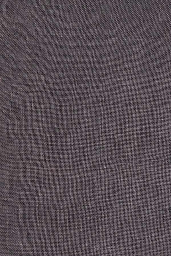 Chandra Rugs Pillows 100% Linen Handmade Contemporary Pillows (With Polyester Fill Insert) Grey 1'10 x 1'10