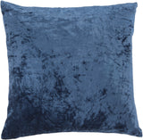 Chandra Rugs Pillows 40% Cotton, 40% Linen, 20% Viscose Handmade Contemporary Pillows (With Polyester Fill Insert) Blue 1'10 x 1'10