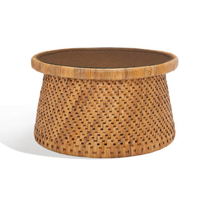 Safavieh Lianne Rattan Round Coffee Table CWK2002A