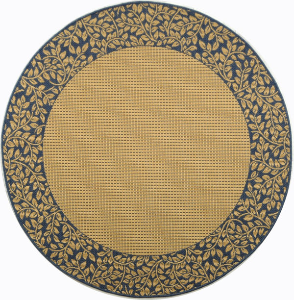 Safavieh Cy0727 Power Loomed 85.4% Polypropylene/10.4% Polyester/4.2% Latex Outdoor Rug CY0727-3101-5R