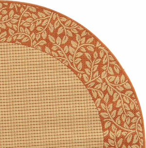 Safavieh Cy0727 Power Loomed 85.4% Polypropylene/10.4% Polyester/4.2% Latex Outdoor Rug CY0727-3201-5R