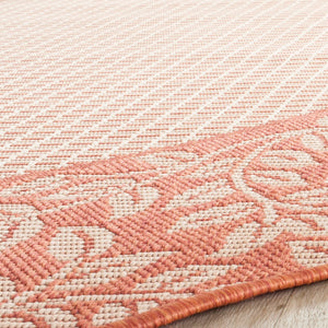 Safavieh Cy0727 Power Loomed 85.4% Polypropylene/10.4% Polyester/4.2% Latex Outdoor Rug CY0727-3201-4