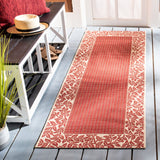 Safavieh Cy0727 Power Loomed 85.4% Polypropylene/10.4% Polyester/4.2% Latex Outdoor Rug CY0727-3707-4