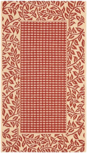 Safavieh Cy0727 Power Loomed 85.4% Polypropylene/10.4% Polyester/4.2% Latex Outdoor Rug CY0727-3707-4