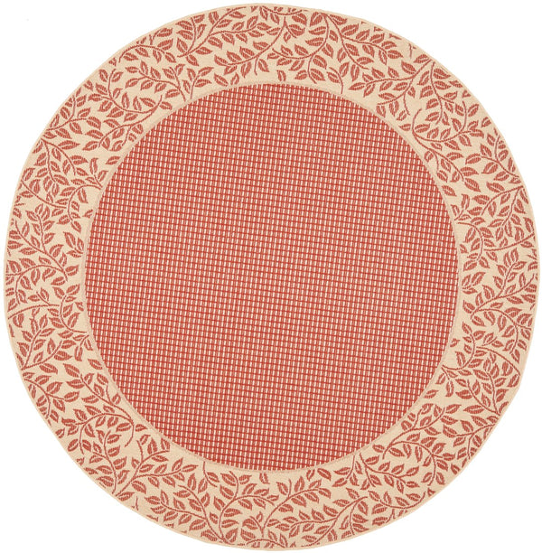 Safavieh Cy0727 Power Loomed 85.4% Polypropylene/10.4% Polyester/4.2% Latex Outdoor Rug CY0727-3707-4