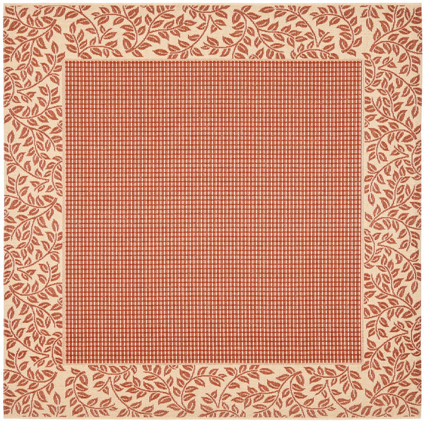 Safavieh Cy0727 Power Loomed 85.4% Polypropylene/10.4% Polyester/4.2% Latex Outdoor Rug CY0727-3707-4