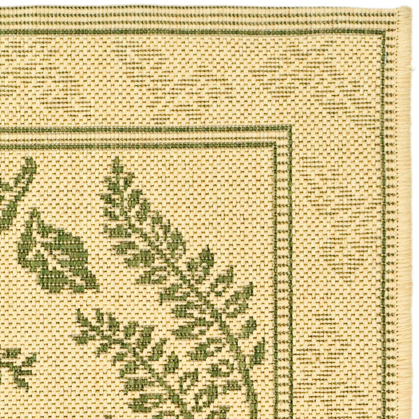 Safavieh Cy0772 Power Loomed 85.4% Polypropylene/10.4% Polyester/4.2% Latex Outdoor Rug CY0772-1E01-4