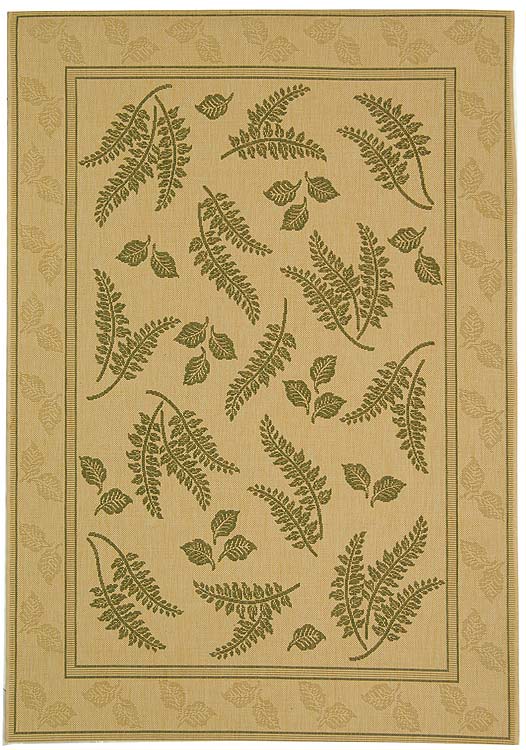 Safavieh Cy0772 Power Loomed 85.4% Polypropylene/10.4% Polyester/4.2% Latex Outdoor Rug CY0772-1E01-4