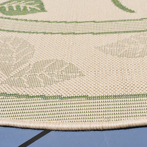 Safavieh Cy0772 Power Loomed 85.4% Polypropylene/10.4% Polyester/4.2% Latex Outdoor Rug CY0772-1E01-4