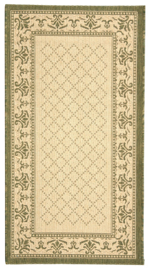 Safavieh Cy0901 Power Loomed 85.4% Polypropylene/10.4% Polyester/4.2% Latex Outdoor Rug CY0901-1E01-4