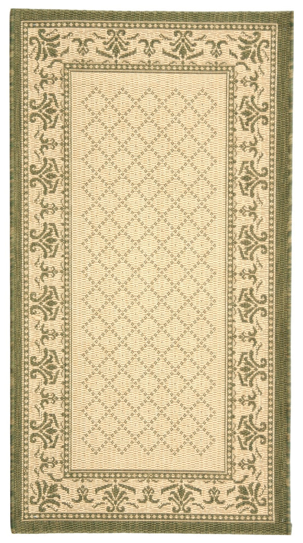 Safavieh Cy0901 Power Loomed 85.4% Polypropylene/10.4% Polyester/4.2% Latex Outdoor Rug CY0901-1E01-4