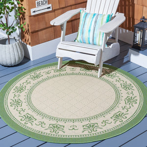 Safavieh Cy0901 Power Loomed 85.4% Polypropylene/10.4% Polyester/4.2% Latex Outdoor Rug CY0901-1E01-5R
