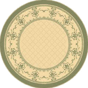 Safavieh Cy0901 Power Loomed 85.4% Polypropylene/10.4% Polyester/4.2% Latex Outdoor Rug CY0901-1E01-5R