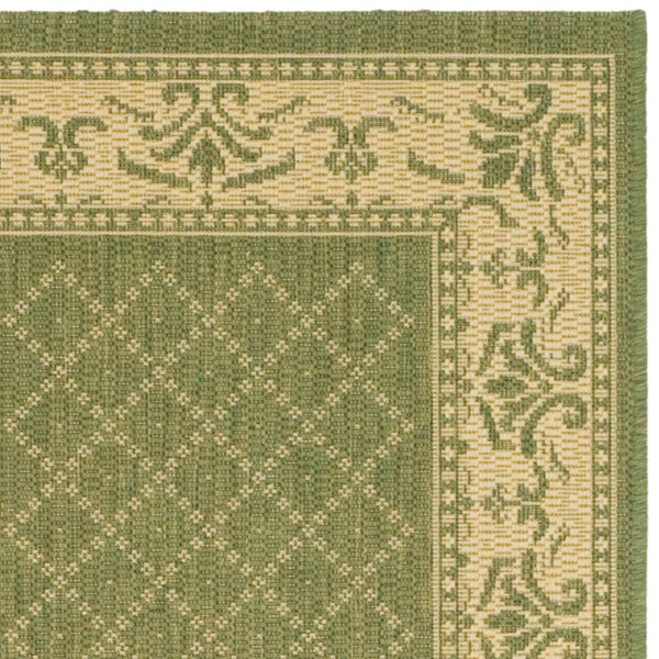 Safavieh Cy0901 Power Loomed 85.4% Polypropylene/10.4% Polyester/4.2% Latex Outdoor Rug CY0901-1E06-4