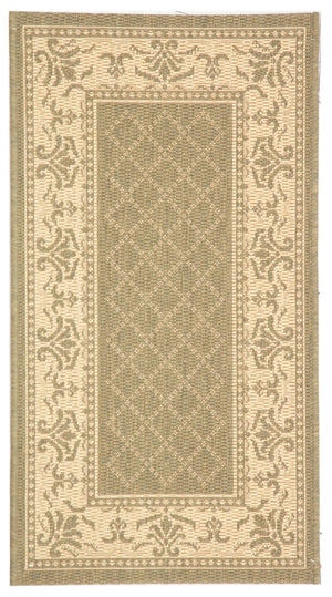 Safavieh Cy0901 Power Loomed 85.4% Polypropylene/10.4% Polyester/4.2% Latex Outdoor Rug CY0901-1E06-4