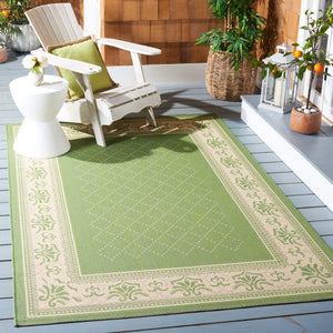 Safavieh Cy0901 Power Loomed 85.4% Polypropylene/10.4% Polyester/4.2% Latex Outdoor Rug CY0901-1E06-4