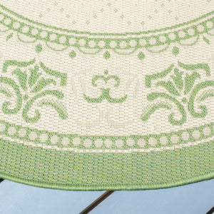 Safavieh Cy0901 Power Loomed 85.4% Polypropylene/10.4% Polyester/4.2% Latex Outdoor Rug CY0901-1E06-5R