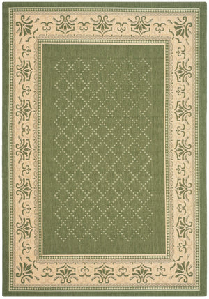 Safavieh Cy0901 Power Loomed 85.4% Polypropylene/10.4% Polyester/4.2% Latex Outdoor Rug CY0901-1E06-4