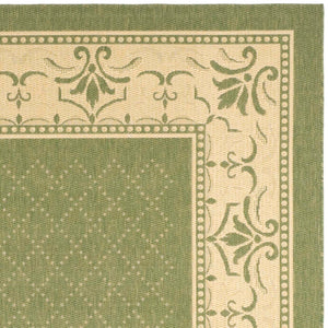 Safavieh Cy0901 Power Loomed 85.4% Polypropylene/10.4% Polyester/4.2% Latex Outdoor Rug CY0901-1E06-4