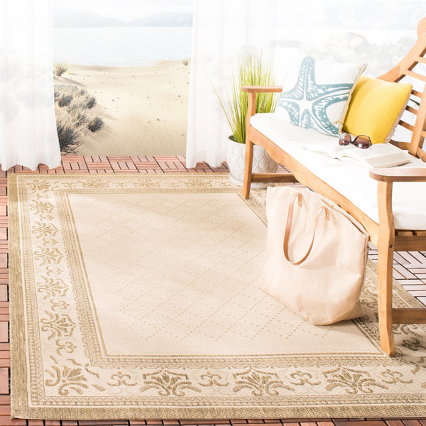 Safavieh Cy0901 Power Loomed 85.4% Polypropylene/10.4% Polyester/4.2% Latex Outdoor Rug CY0901-3001-3