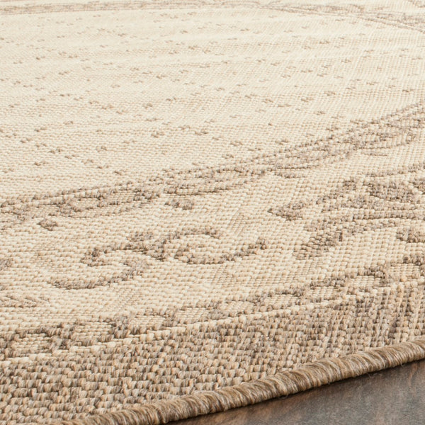 Safavieh Cy0901 Power Loomed 85.4% Polypropylene/10.4% Polyester/4.2% Latex Outdoor Rug CY0901-3001-5R