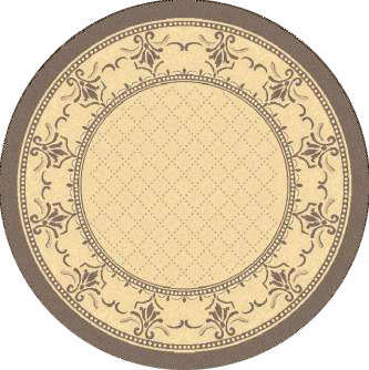 Safavieh Cy0901 Power Loomed 85.4% Polypropylene/10.4% Polyester/4.2% Latex Outdoor Rug CY0901-3001-5R