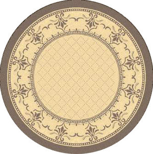 Safavieh Cy0901 Power Loomed 85.4% Polypropylene/10.4% Polyester/4.2% Latex Outdoor Rug CY0901-3001-5R