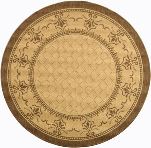 Safavieh Cy0901 Power Loomed 85.4% Polypropylene/10.4% Polyester/4.2% Latex Outdoor Rug CY0901-3001-3