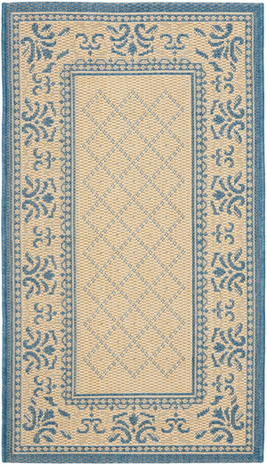 Safavieh Cy0901 Power Loomed 85.4% Polypropylene/10.4% Polyester/4.2% Latex Outdoor Rug CY0901-3101-3