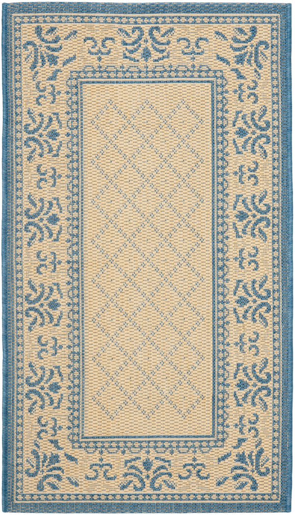 Safavieh Cy0901 Power Loomed 85.4% Polypropylene/10.4% Polyester/4.2% Latex Outdoor Rug CY0901-3101-3