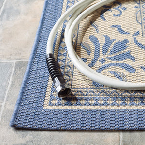 Safavieh Cy0901 Power Loomed 85.4% Polypropylene/10.4% Polyester/4.2% Latex Outdoor Rug CY0901-3101-3