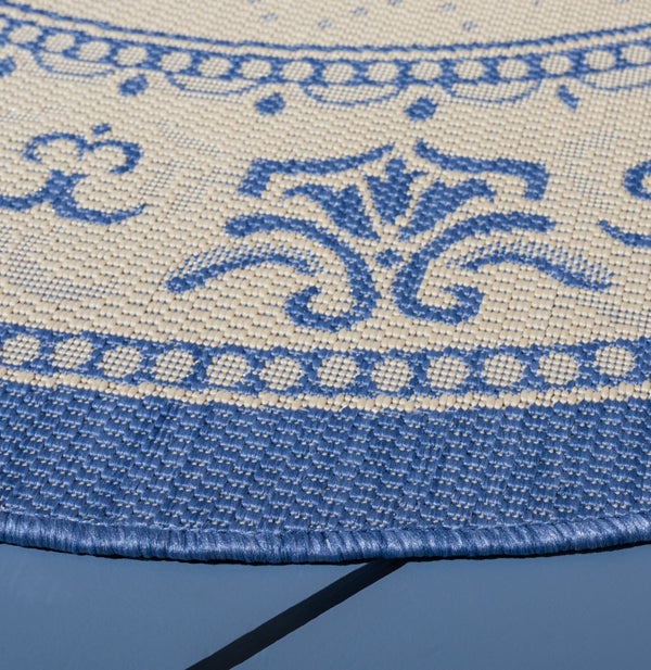 Safavieh Cy0901 Power Loomed 85.4% Polypropylene/10.4% Polyester/4.2% Latex Outdoor Rug CY0901-3101-5R