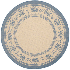 Safavieh Cy0901 Power Loomed 85.4% Polypropylene/10.4% Polyester/4.2% Latex Outdoor Rug CY0901-3101-3