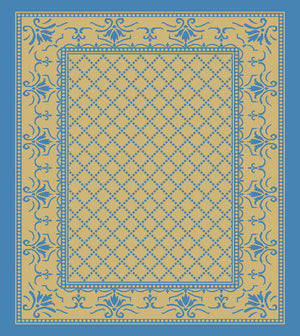 Safavieh Cy0901 Power Loomed 85.4% Polypropylene/10.4% Polyester/4.2% Latex Outdoor Rug CY0901-3101-3