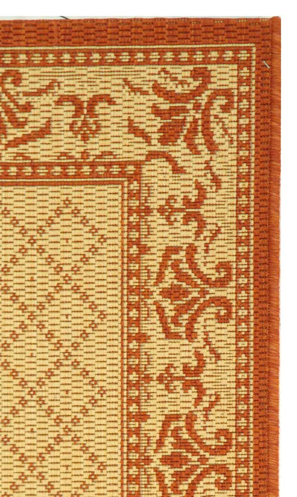 Safavieh Cy0901 Power Loomed 85.4% Polypropylene/10.4% Polyester/4.2% Latex Outdoor Rug CY0901-3201-4