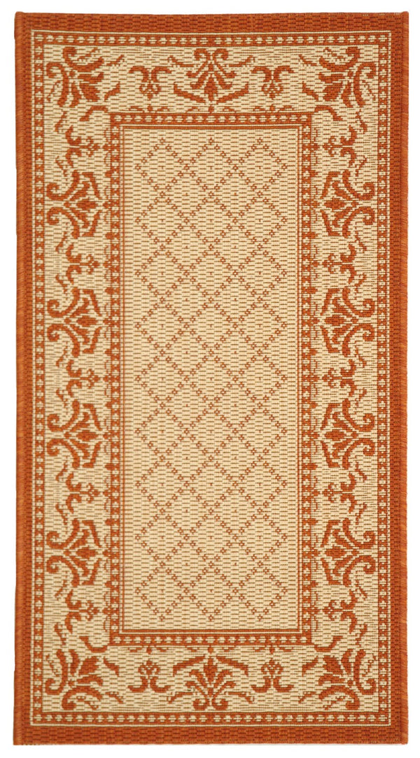 Safavieh Cy0901 Power Loomed 85.4% Polypropylene/10.4% Polyester/4.2% Latex Outdoor Rug CY0901-3201-4