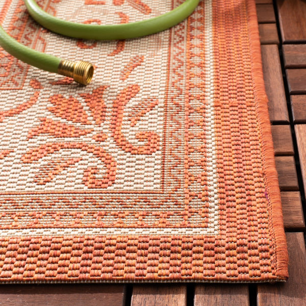 Safavieh Cy0901 Power Loomed 85.4% Polypropylene/10.4% Polyester/4.2% Latex Outdoor Rug CY0901-3201-4