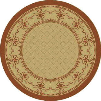 Safavieh Cy0901 Power Loomed 85.4% Polypropylene/10.4% Polyester/4.2% Latex Outdoor Rug CY0901-3201-5R