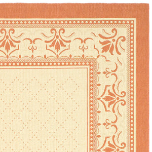 Safavieh Cy0901 Power Loomed 85.4% Polypropylene/10.4% Polyester/4.2% Latex Outdoor Rug CY0901-3201-4