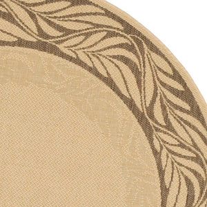 Safavieh Cy1551 Power Loomed 85.4% Polypropylene/10.4% Polyester/4.2% Latex Outdoor Rug CY1551-3001-5R