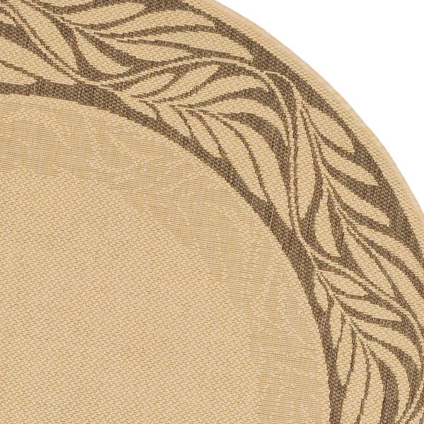 Safavieh Cy1551 Power Loomed 85.4% Polypropylene/10.4% Polyester/4.2% Latex Outdoor Rug CY1551-3001-5R