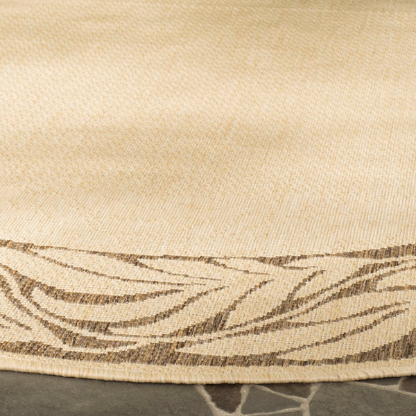 Safavieh Cy1551 Power Loomed 85.4% Polypropylene/10.4% Polyester/4.2% Latex Outdoor Rug CY1551-3001-5R