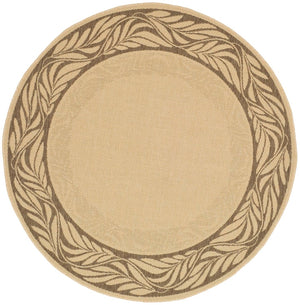 Safavieh Cy1551 Power Loomed 85.4% Polypropylene/10.4% Polyester/4.2% Latex Outdoor Rug CY1551-3001-5R