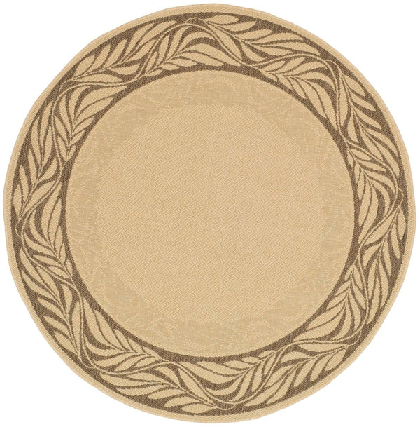 Safavieh Cy1551 Power Loomed 85.4% Polypropylene/10.4% Polyester/4.2% Latex Outdoor Rug CY1551-3001-5R