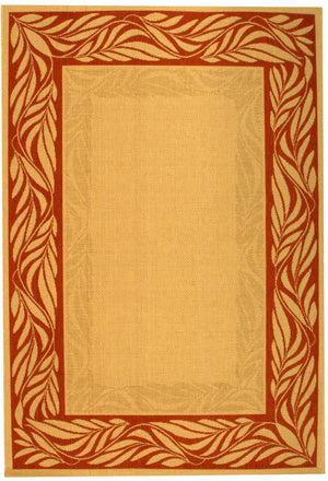 Safavieh Cy1551 Power Loomed 85.4% Polypropylene/10.4% Polyester/4.2% Latex Outdoor Rug CY1551-3201-4