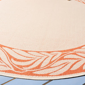 Safavieh Cy1551 Power Loomed 85.4% Polypropylene/10.4% Polyester/4.2% Latex Outdoor Rug CY1551-3201-4