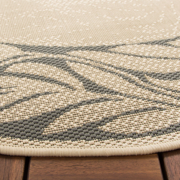 Safavieh Cy1551 Power Loomed 85.4% Polypropylene/10.4% Polyester/4.2% Latex Outdoor Rug CY1551-3301-5R