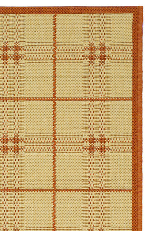 Safavieh Cy1587 Power Loomed 85.4% Polypropylene/10.4% Polyester/4.2% Latex Outdoor Rug CY1587-3201-4