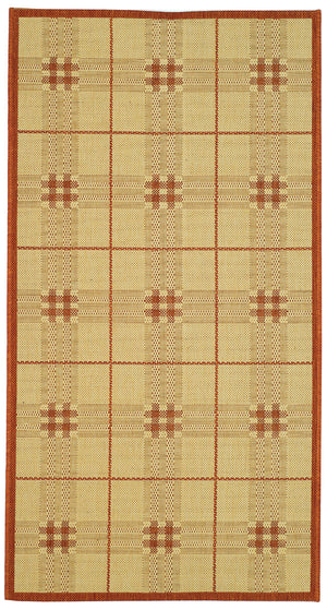 Safavieh Cy1587 Power Loomed 85.4% Polypropylene/10.4% Polyester/4.2% Latex Outdoor Rug CY1587-3201-4